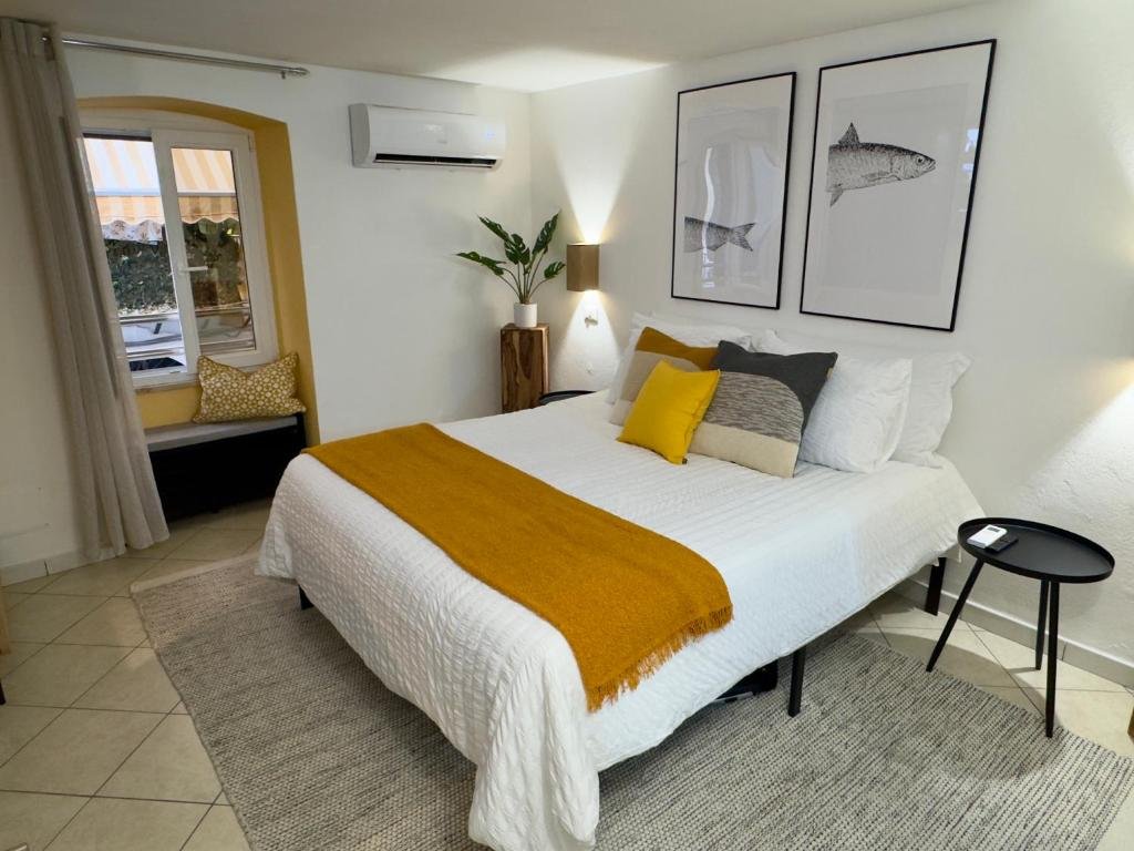 Master bedroom with window